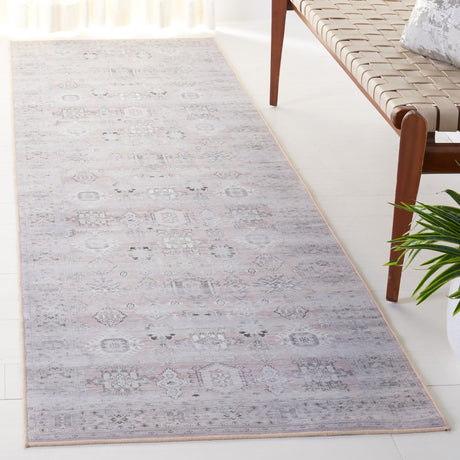 Safavieh Machine Washable Tucson Tsn133U Pink/Beige Rug.