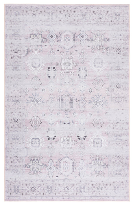 Safavieh Machine Washable Tucson Tsn133U Pink/Beige Rug.