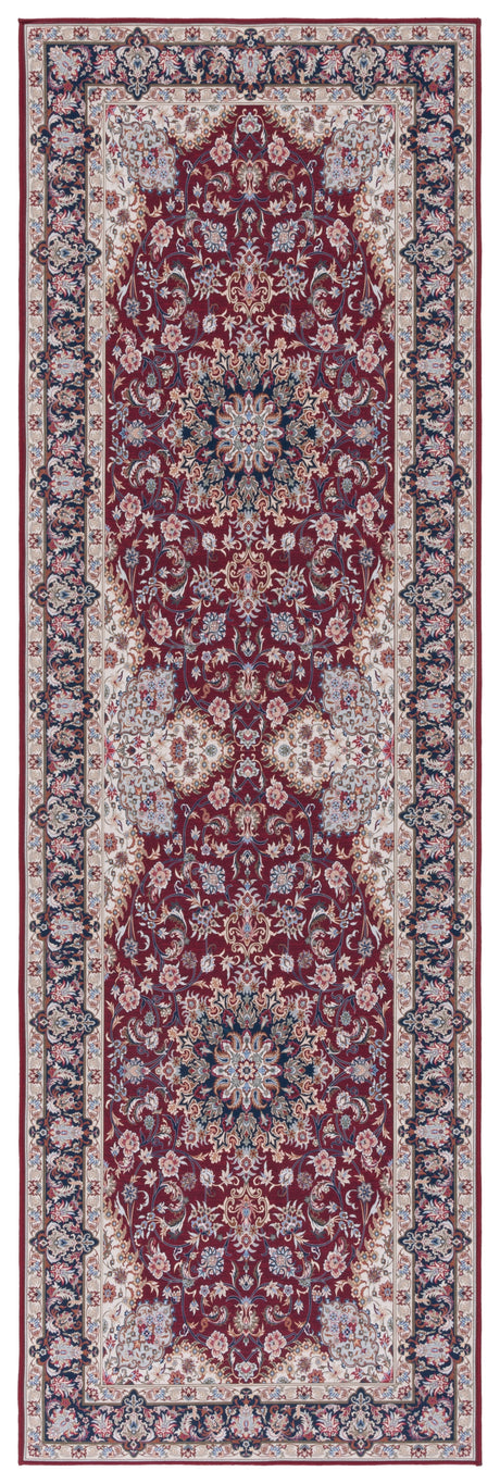 Safavieh Machine Washable Tucson Tsn135Q Red/Navy Rug.