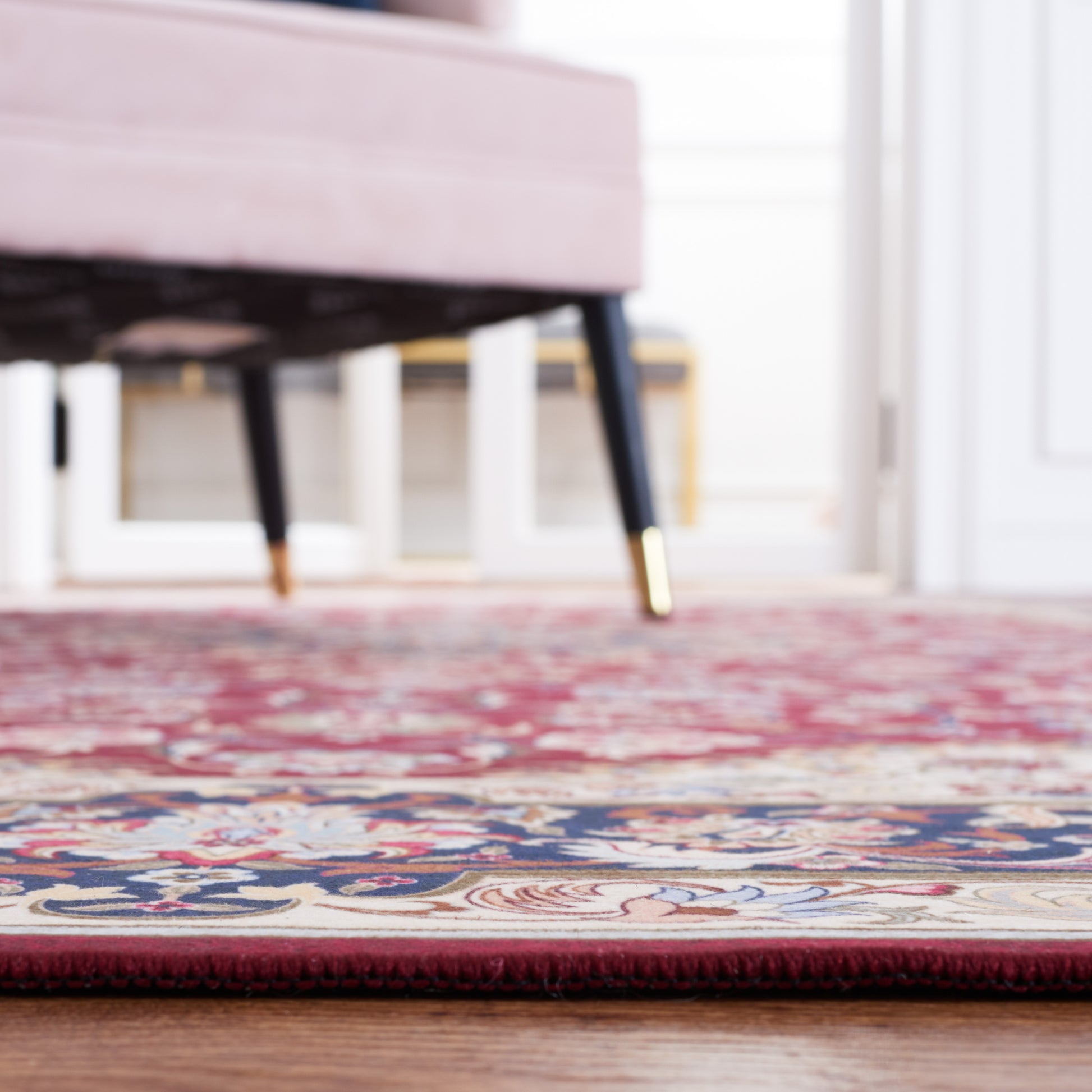 Safavieh Tucson Tsn135Q Red/Navy Area Rug