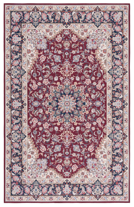 Safavieh Machine Washable Tucson Tsn135Q Red/Navy Rug.