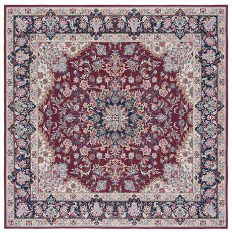 Safavieh Machine Washable Tucson Tsn135Q Red/Navy Rug.