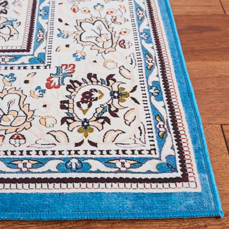 Safavieh Machine Washable Tucson Tsn136K Turquoise/Beige Rug.