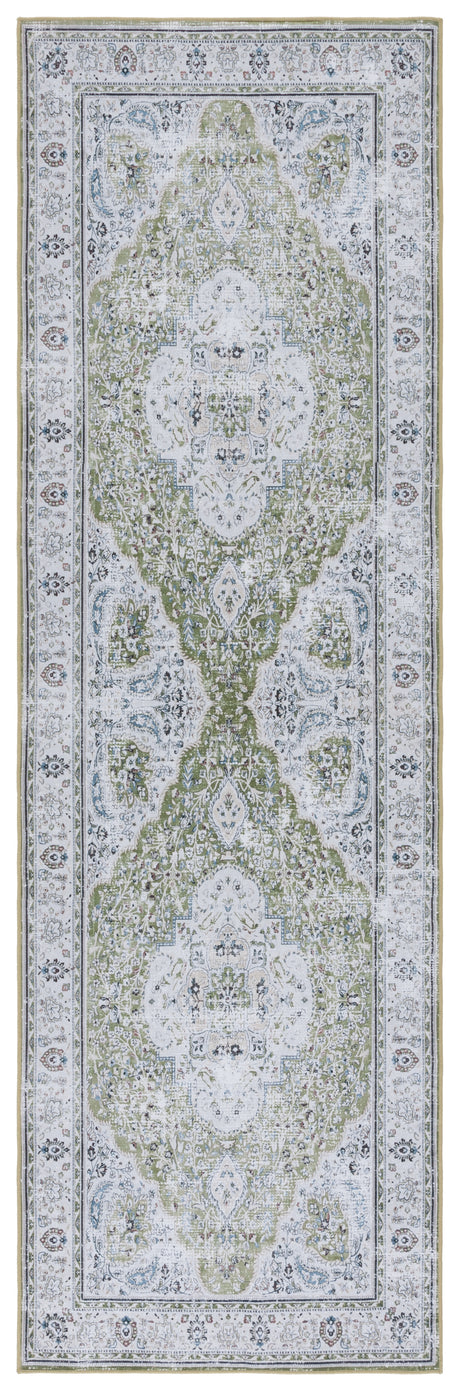 Safavieh Machine Washable Tucson Tsn136Y Green/Beige Rug.