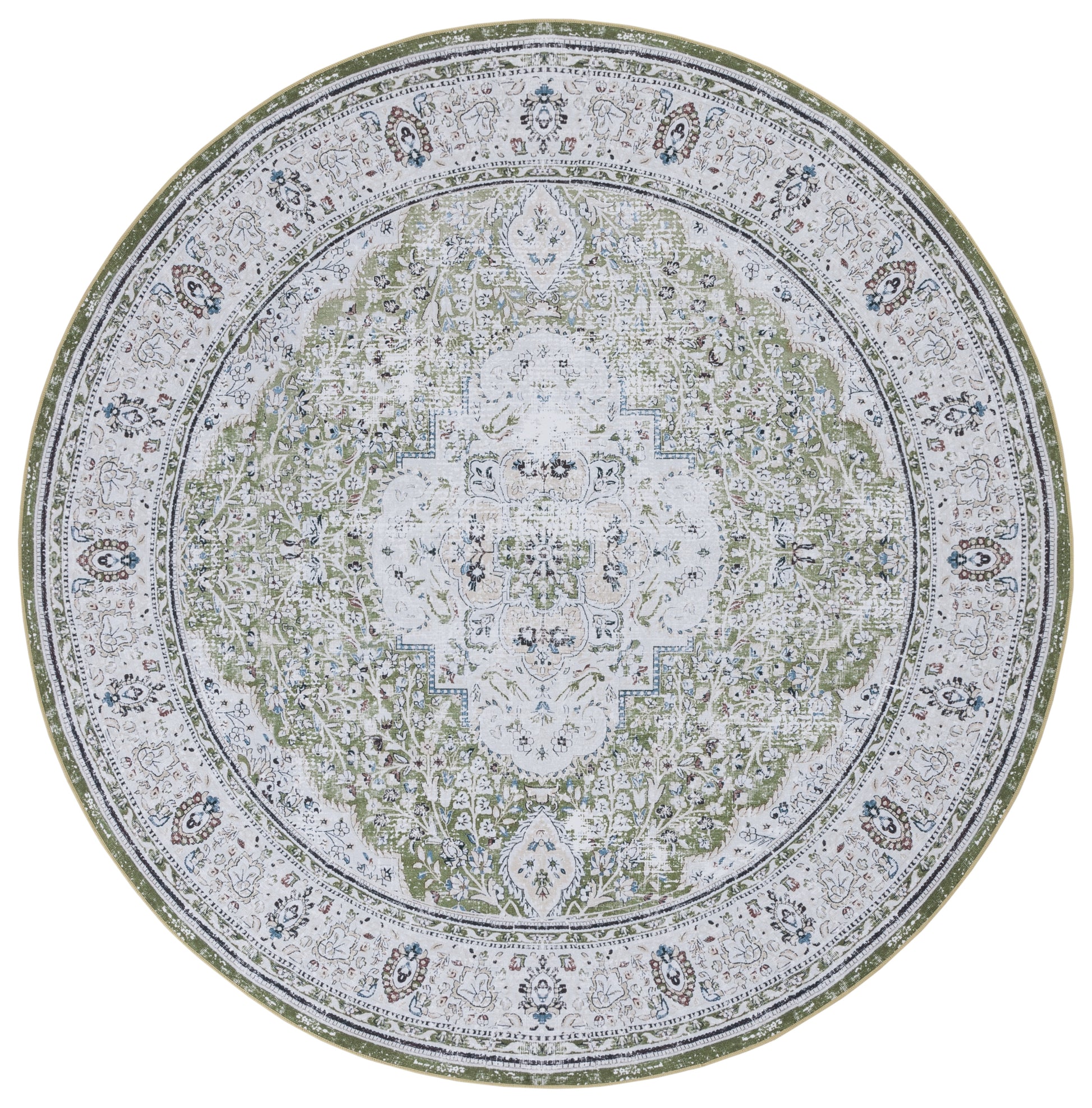 Safavieh Tucson Tsn136Y Green/Beige Area Rug