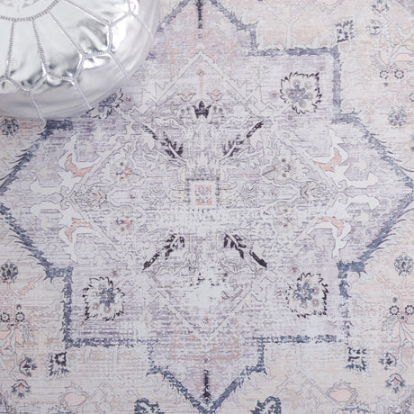 Safavieh Machine Washable Tucson Tsn137B Beige/Grey Rug.