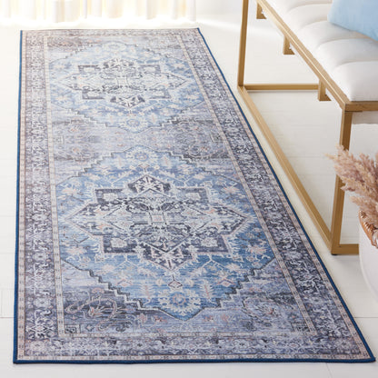 Safavieh Tucson Tsn137M Blue/Charcoal Area Rug