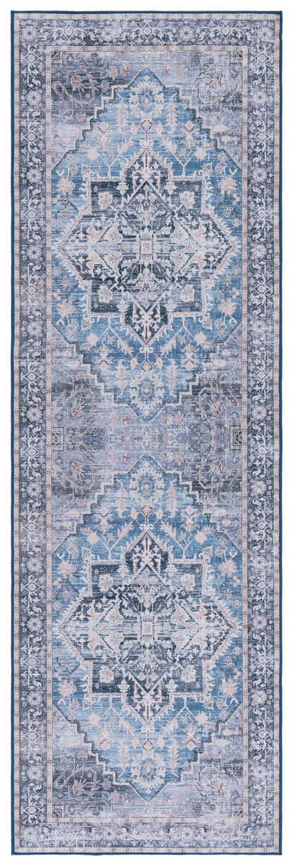 Safavieh Tucson Tsn137M Blue/Charcoal Area Rug