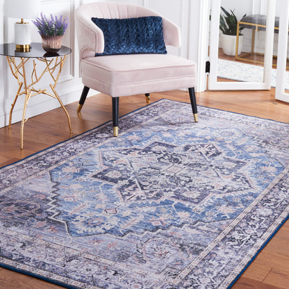 Safavieh Tucson Tsn137M Blue/Charcoal Area Rug