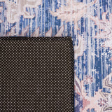Safavieh Machine Washable Tucson Tsn137M Blue/Charcoal Rug.