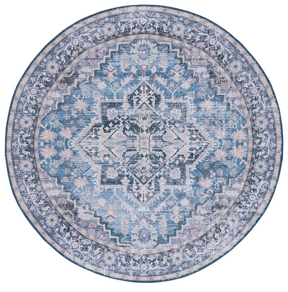 Safavieh Tucson Tsn137M Blue/Charcoal Area Rug