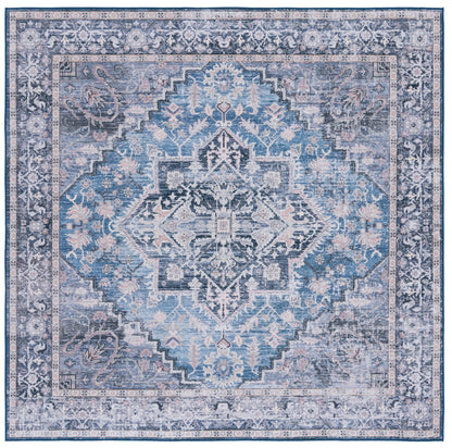 Safavieh Tucson Tsn137M Blue/Charcoal Area Rug