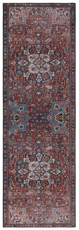 Safavieh Machine Washable Tucson Tsn138Q Red/Blue Rug.
