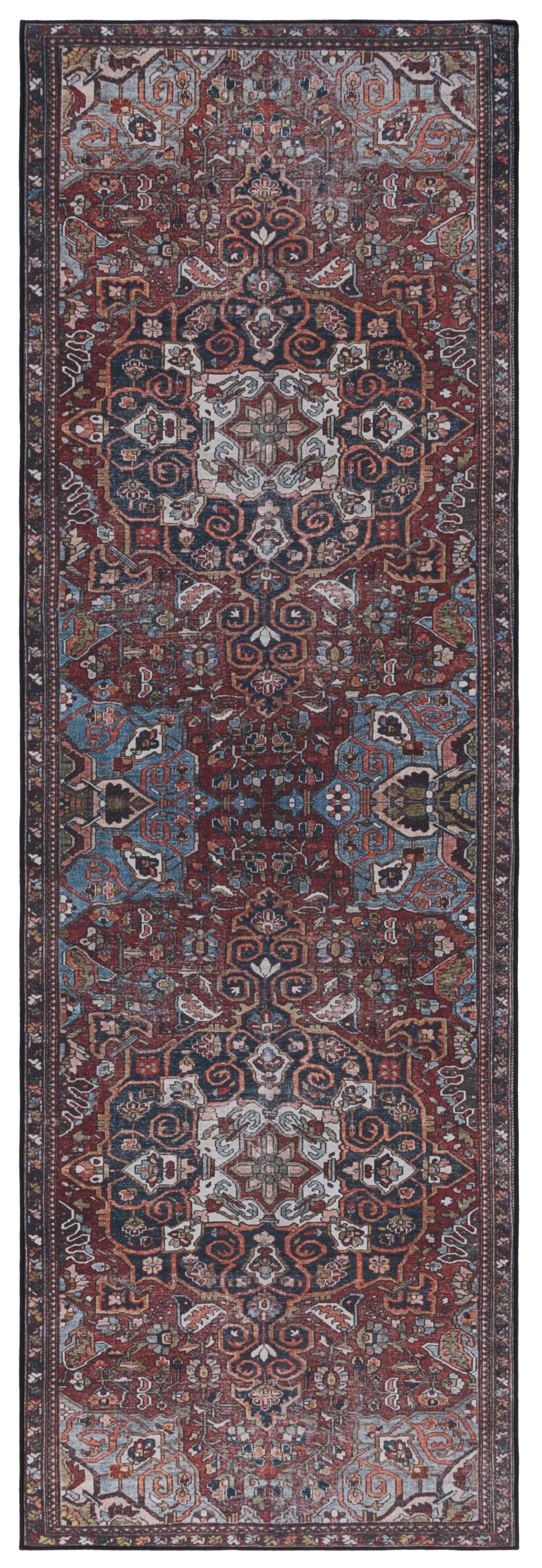 Safavieh Tucson Tsn138Q Red/Blue Area Rug