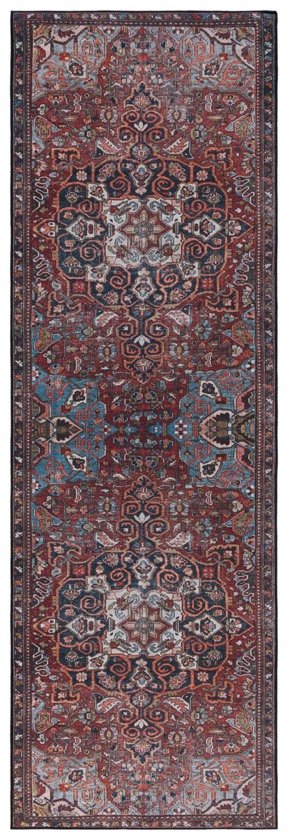 Safavieh Tucson Tsn138Q Red/Blue Area Rug