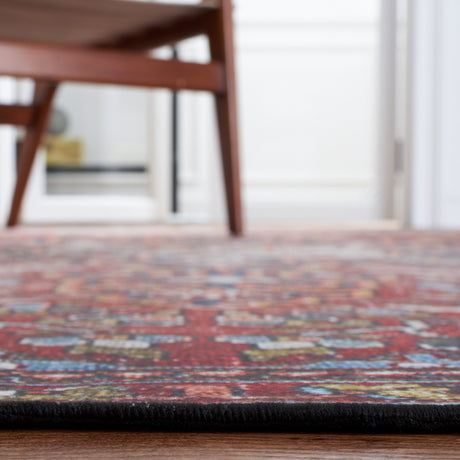 Safavieh Machine Washable Tucson Tsn138Q Red/Blue Rug.