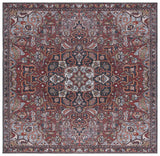 Safavieh Machine Washable Tucson Tsn138Q Red/Blue Rug.