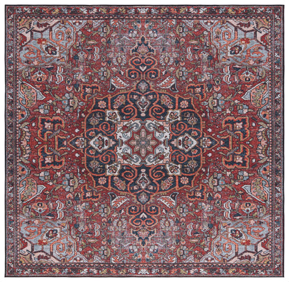 Safavieh Tucson Tsn138Q Red/Blue Area Rug