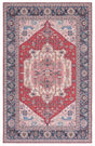 Safavieh Machine Washable Tucson Tsn139Q Red/Navy Rug.