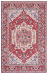 Safavieh Machine Washable Tucson Tsn139R Red/Pink Rug.