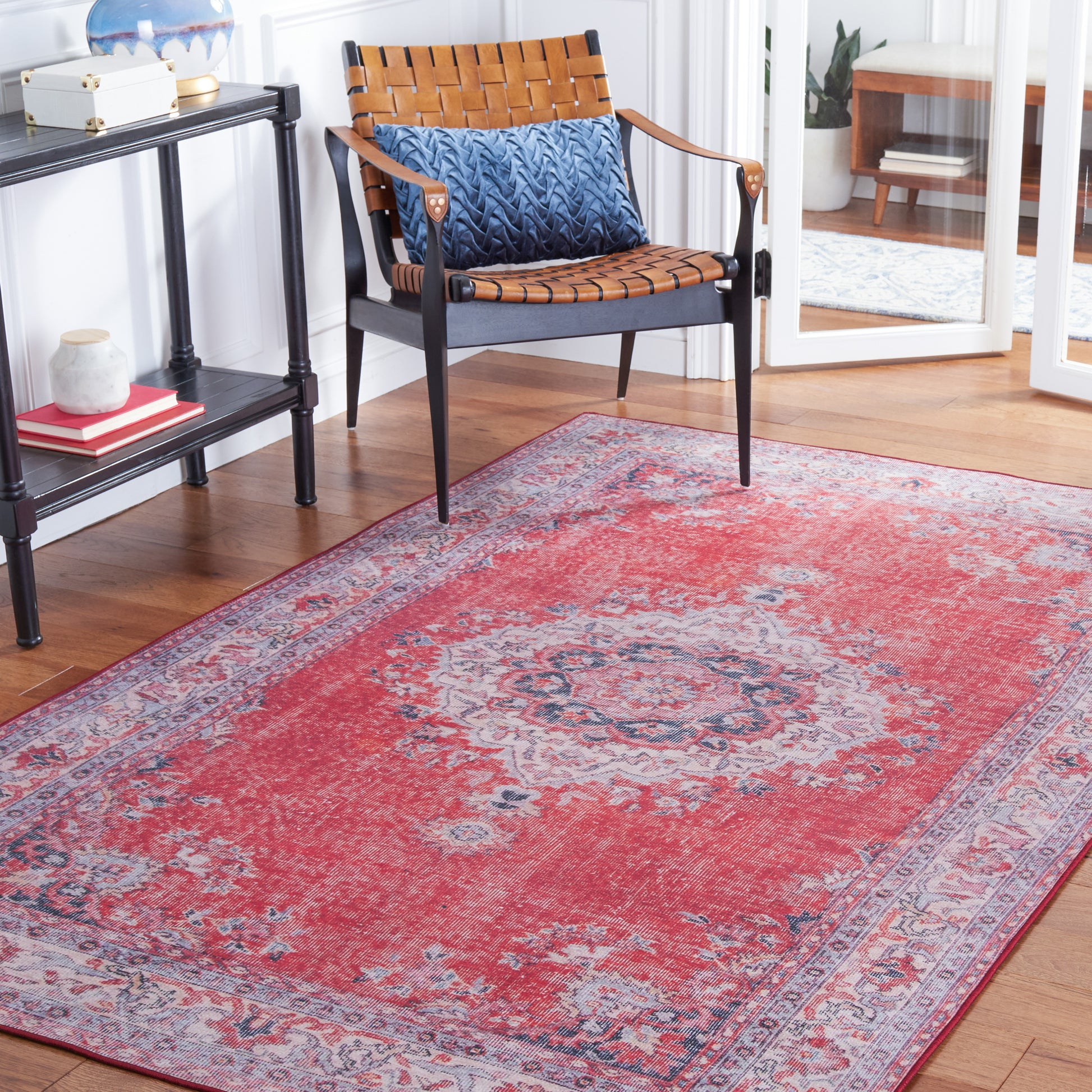 Safavieh Tucson Tsn140Q Red/Beige Area Rug