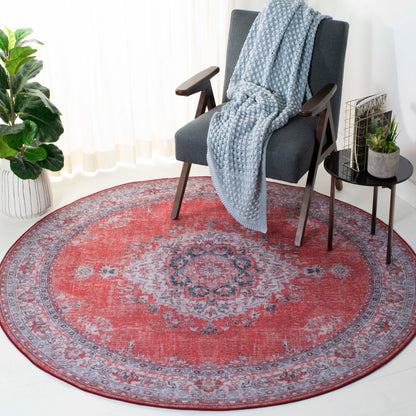 Safavieh Tucson Tsn140Q Red/Beige Area Rug