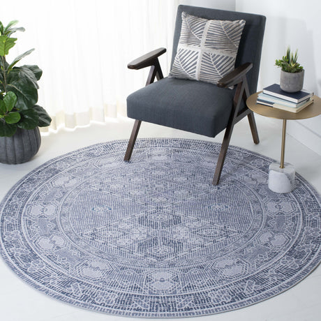 Safavieh Machine Washable Tucson Tsn141F Grey/Ivory Rug.