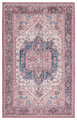 Safavieh Machine Washable Tucson Tsn143B Beige/Pink Rug.