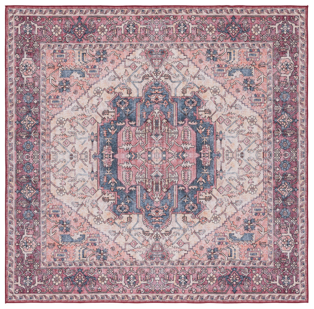 Safavieh Machine Washable Tucson Tsn143B Beige/Pink Rug.