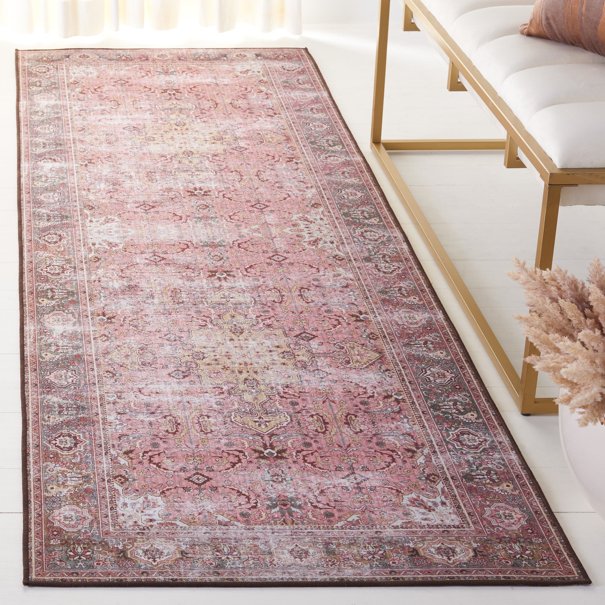 Safavieh Tucson Tsn144U Pink/Beige Area Rug