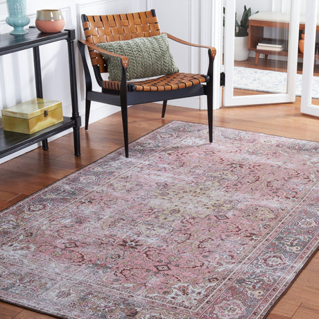 Safavieh Machine Washable Tucson Tsn144U Pink/Beige Rug.