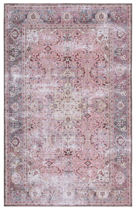 Safavieh Machine Washable Tucson Tsn144U Pink/Beige Rug.