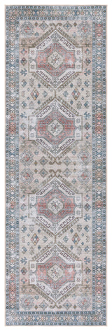 Safavieh Machine Washable Tucson Tsn146B Beige/Green Rug.