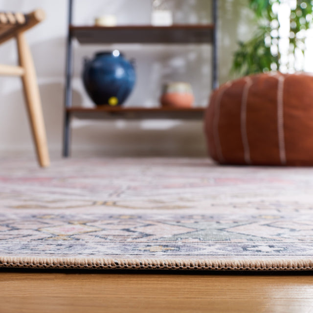 Safavieh Machine Washable Tucson Tsn146B Beige/Green Rug.