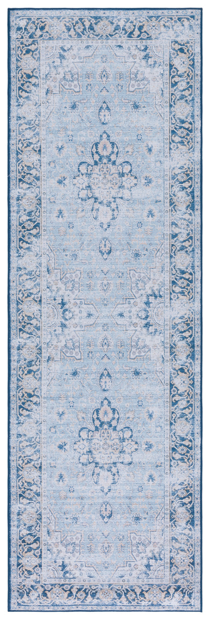 Safavieh Tucson Tsn147M Light Blue/Navy Area Rug