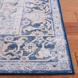Safavieh Machine Washable Tucson Tsn147M Light Blue/Navy Rug.