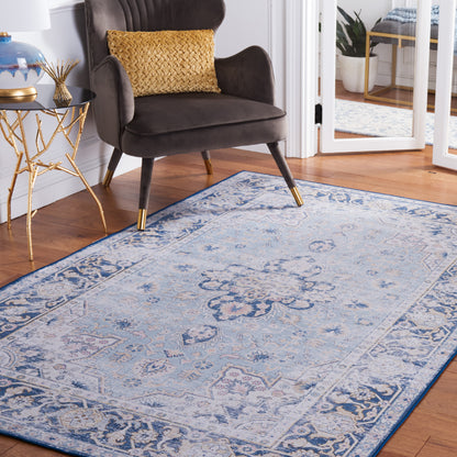 Safavieh Tucson Tsn147M Light Blue/Navy Area Rug