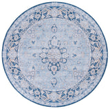 Safavieh Machine Washable Tucson Tsn147M Light Blue/Navy Rug.
