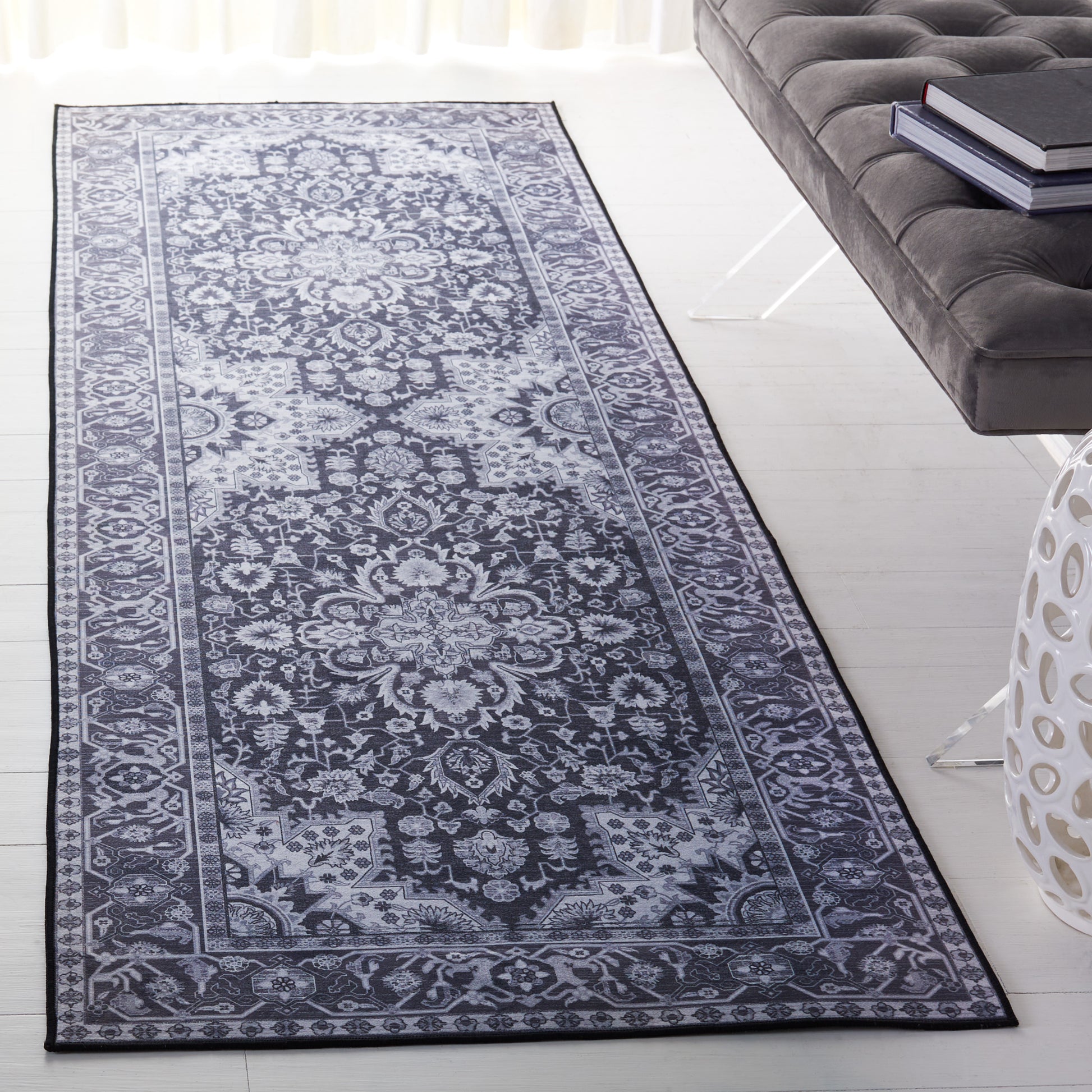 Safavieh Tucson Tsn147Z Black/Beige Area Rug