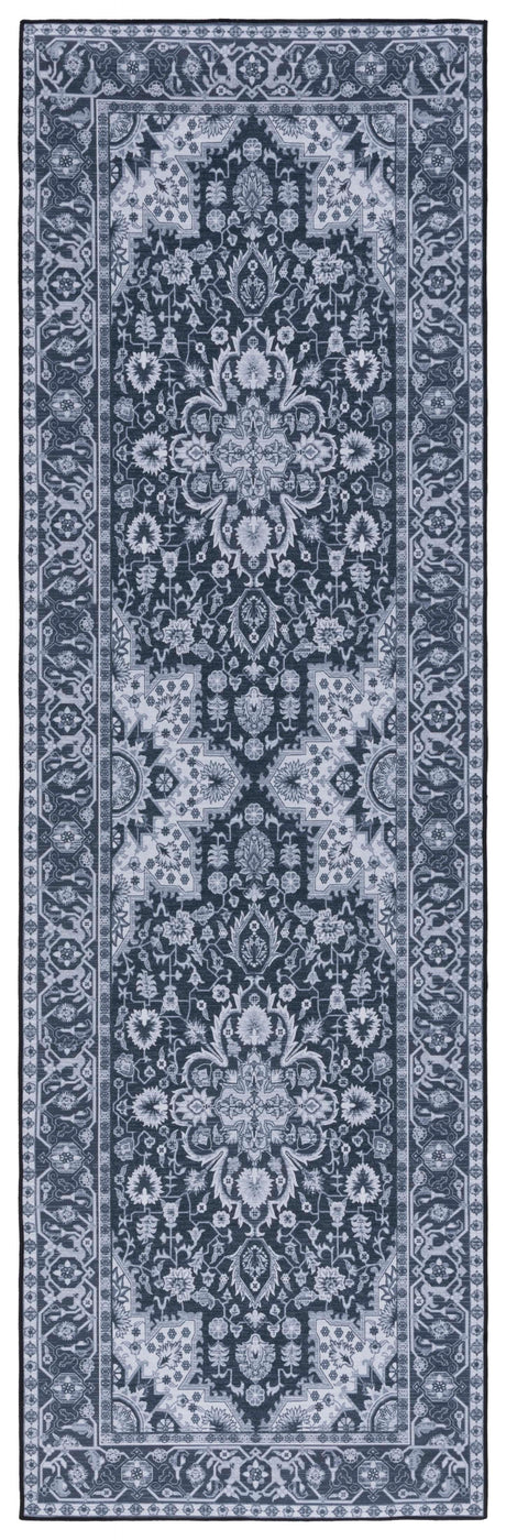 Safavieh Machine Washable Tucson Tsn147Z Black/Beige Rug.