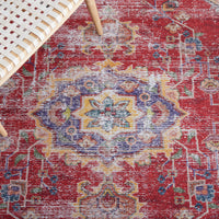 Safavieh Tucson Tsn161Q Red/Navy Area Rug