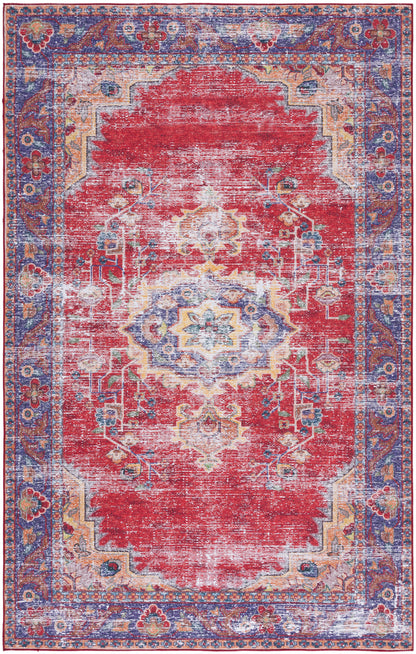 Safavieh Tucson Tsn161Q Red/Navy Area Rug