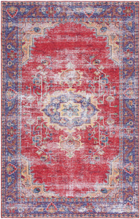 Safavieh Tucson Tsn161Q Red/Navy Area Rug