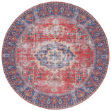 Safavieh Machine Washable Tucson Tsn161Q Red/Navy Rug.