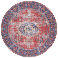 Safavieh Tucson Tsn161Q Red/Navy Area Rug