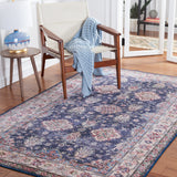 Safavieh Machine Washable Tucson Tsn162N Navy/Beige Rug.