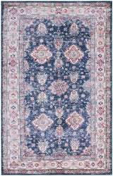 Safavieh Machine Washable Tucson Tsn162N Navy/Beige Rug.