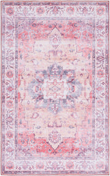 Safavieh Machine Washable Tucson Tsn163P Rust/Beige Rug.
