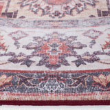 Safavieh Machine Washable Tucson Tsn163P Rust/Beige Rug.