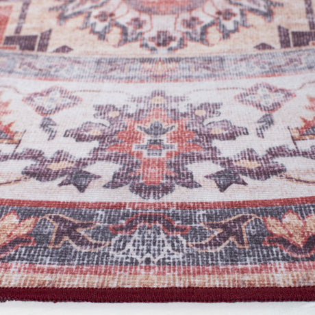 Safavieh Machine Washable Tucson Tsn163P Rust/Beige Rug.
